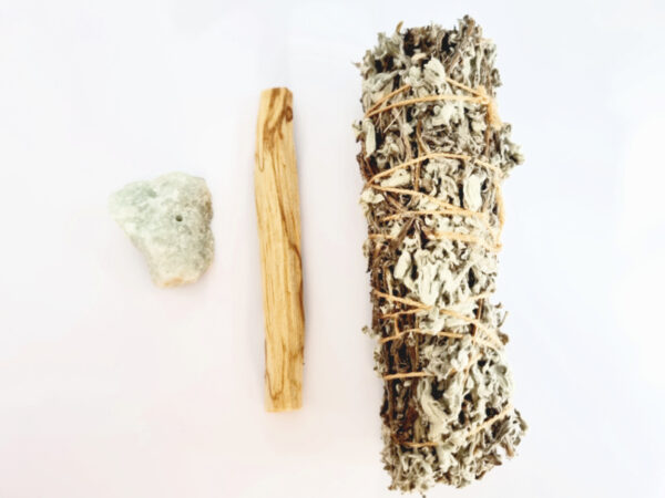 Smudge Stick Luck Combo (Green Aventurine) - Image 2