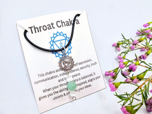 Throat Chakra Necklace - Amazonite