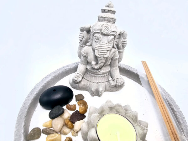 Ganesha Zen Garden Round (18cm) - Image 2