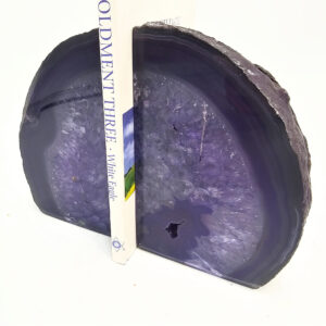 Agate Geode Book Ends