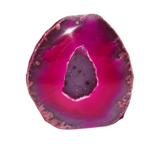Agate Geode Freeform Standing (Pink) (194g)