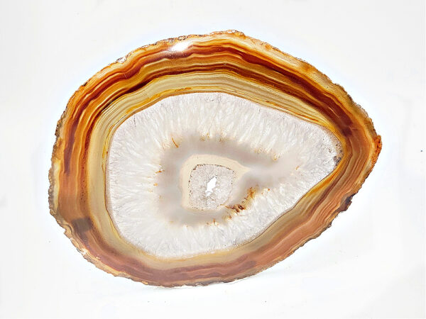 Agate Geode Slice Polished (Brown) - Image 2