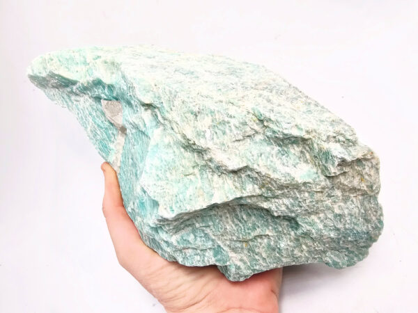 Amazonite Rough Chunk E (2.48g) Quartz Inclusion - Image 2