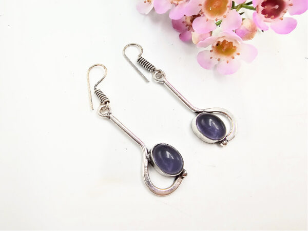 Amethyst Earrings Free Spirit
