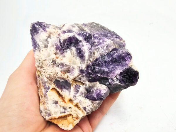 Amethyst Rough Chunk B (802g) Drusy Quartz Inclusions - Image 2