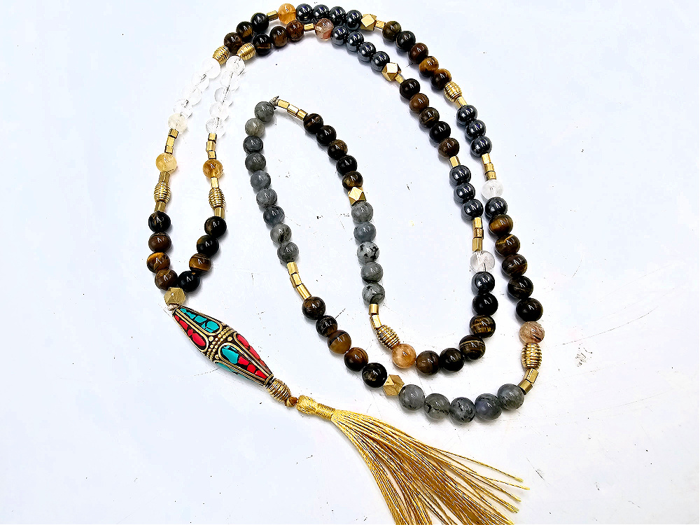 Aurora Guardian Mala Necklace Aurora Guardian Mala Necklace