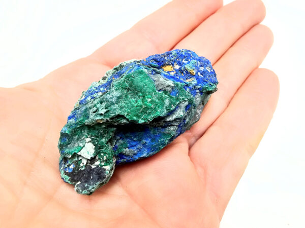 Azurite Rough Specimen A (58g) Malachite Inclusions - Image 2