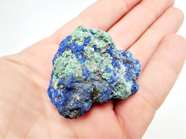 Azurite Rough Specimen C (60g) Malachite Inclusions - Image 2
