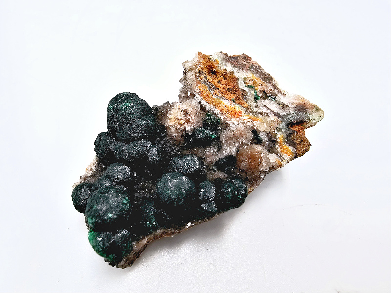 Ball Malachite on Quartz Specimen Rare - E (38g) Ball Malachite on Quartz Specimen Rare - E (38g)