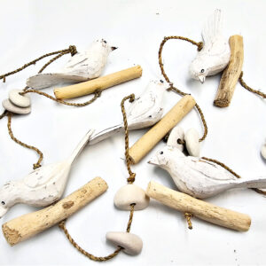 Birds Wood Hanging Decor