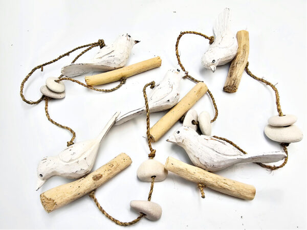 Birds Wood Hanging Decor