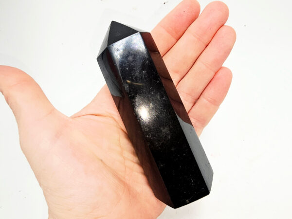 Black Basalt Polished Point D (264g) - Image 2