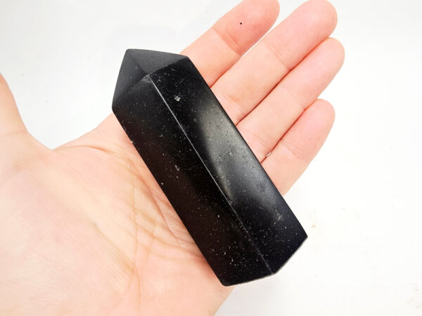 Black Basalt Polished Point E (204g) - Image 2