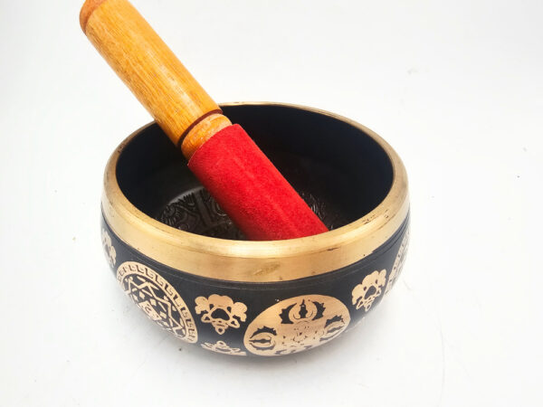 Black Mantra Singing Bowl Medium