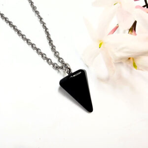 Black Obsidian Pointed Necklace