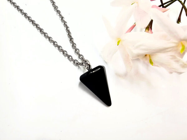 Black Obsidian Pointed Necklace