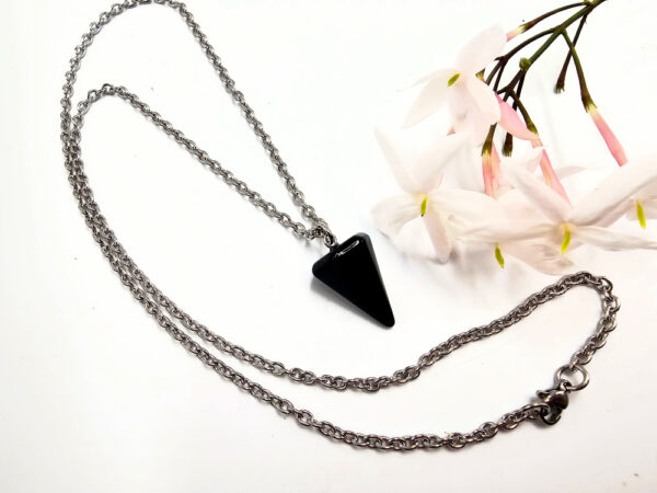Black Obsidian Pointed Necklace - Image 2