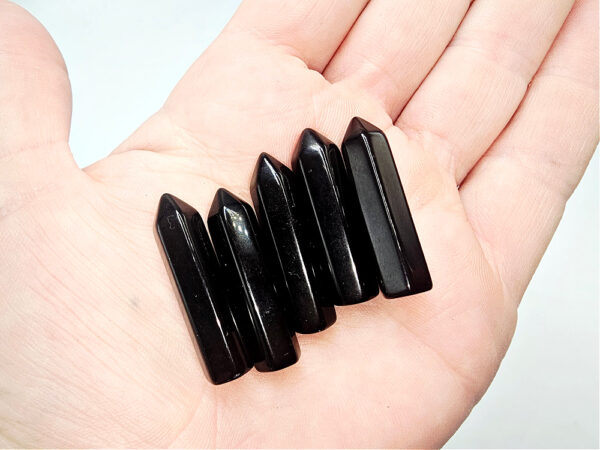 Black Obsidian Polished Point