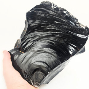 Black Obsidian Rough Large