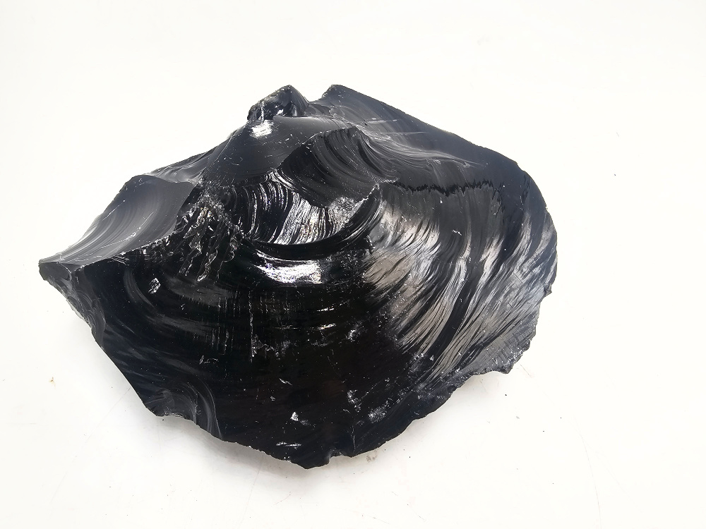 Black Obsidian Rough Large D (1.6kg) Black Obsidian Rough Large