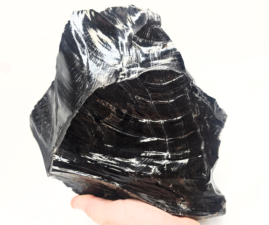 Black Obsidian Rough Large L (3.76kg) Black Obsidian Rough Large L (3.76kg) - Image 2
