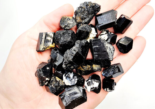 Black Tourmaline Natural Terminated Mini's