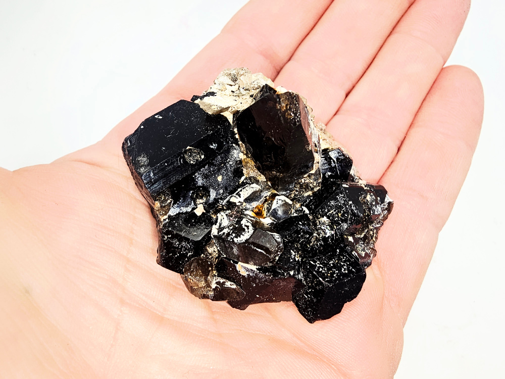 Black Tourmaline Rough N (62g) Hyalite Black Tourmaline Rough