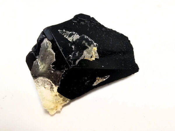 Black Tourmaline Rough Q (82g) Hyalite - Image 3