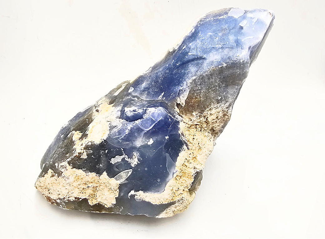 Blue Chalcedony Rough Chunk A (1.49kg) Blue Chalcedony Rough Chunk
