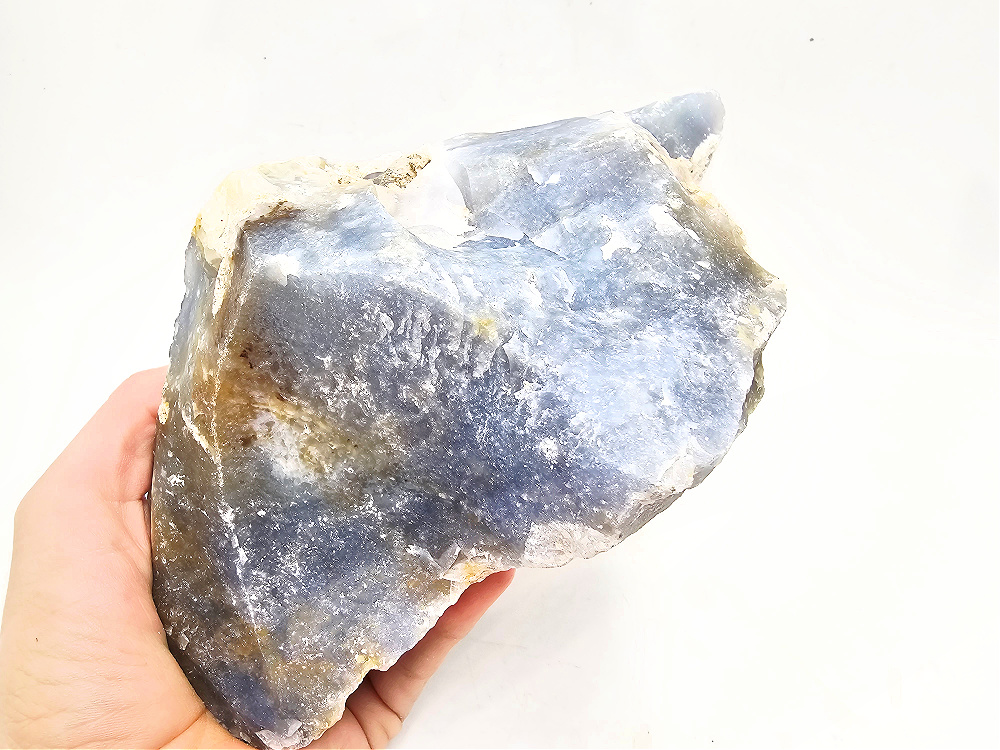 Blue Chalcedony Rough Chunk A (1.49kg) Blue Chalcedony Rough Chunk A (1.49kg) - Image 2