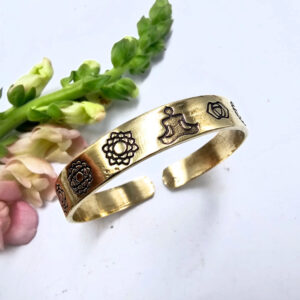 Chakra Bangle Brass
