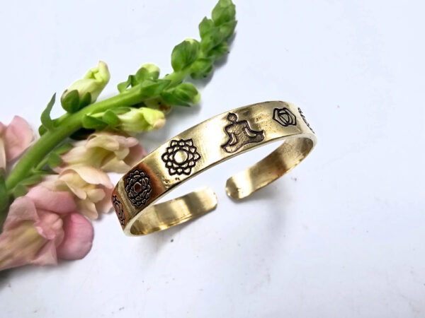 Chakra Bangle Brass