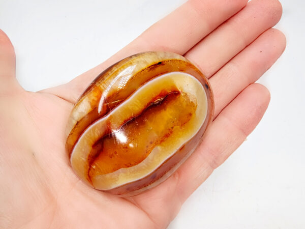 Carnelian Palm Stone