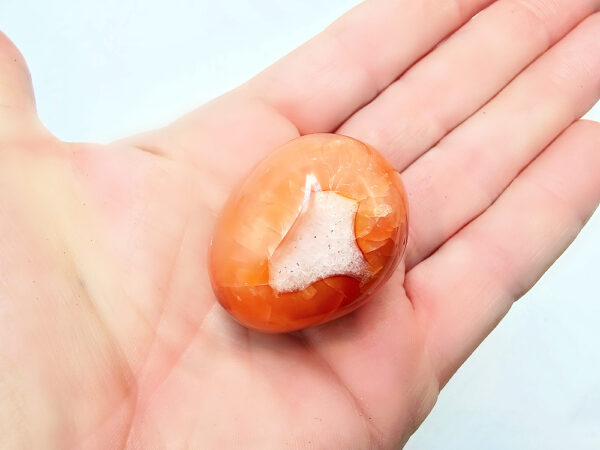 Carnelian Palm Stone