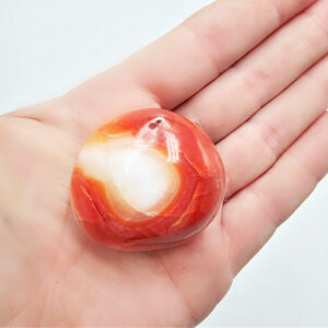 NEW Carnelian Palm Stone I (58g)