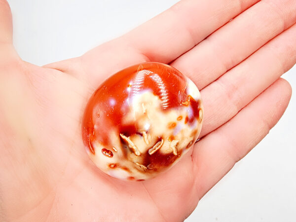 Carnelian Palm Stone