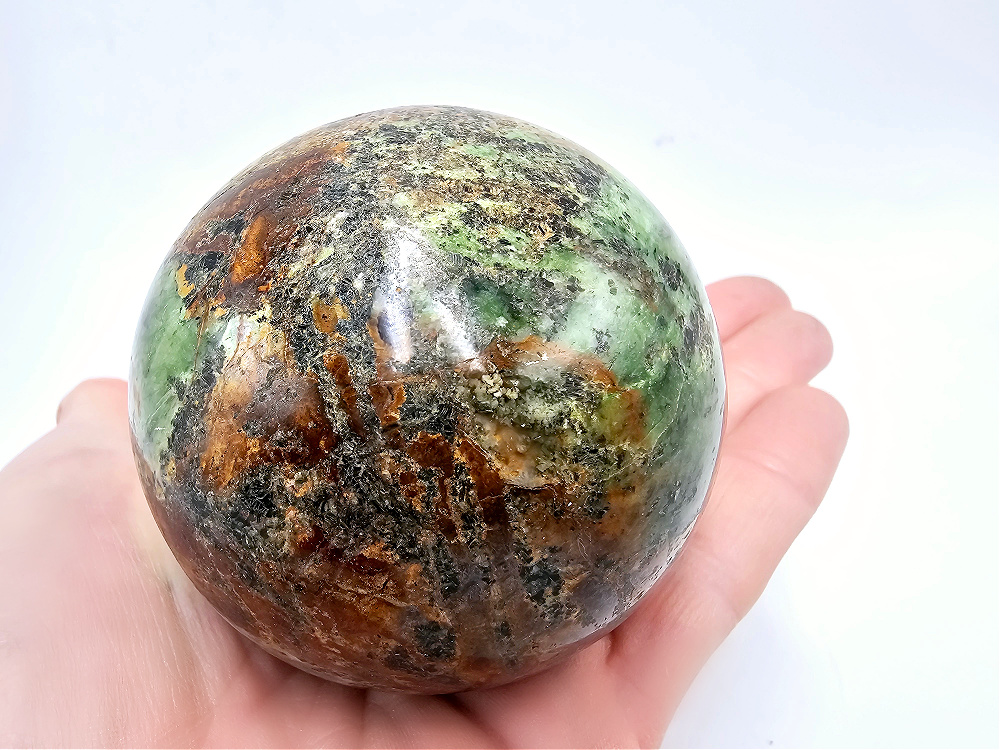 Chrysoprase Sphere B (446g) Chrysoprase Sphere B (446g)