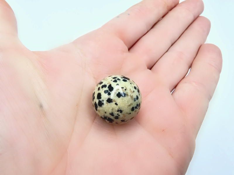 Dalmatian Jasper Sphere (2cm) Dalmatian Jasper Sphere (2cm)