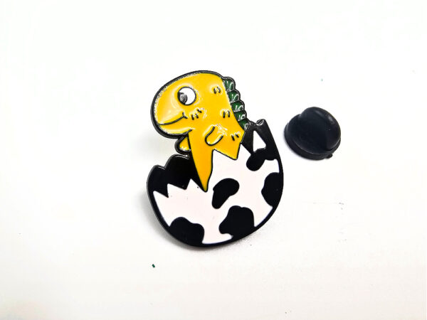 Dinosaur in Egg Pin Badge