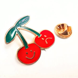 Emotional Cherries Pin Badge