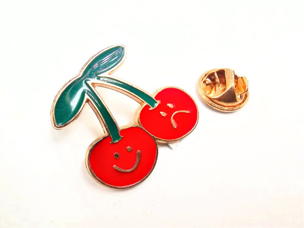 Emotional Cherries Pin Badge