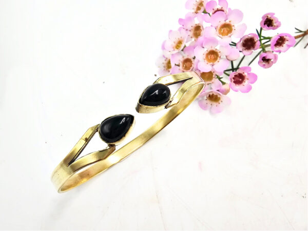 Goddess Bangle Black Onyx