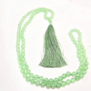 Green Fluorite Mala Necklace