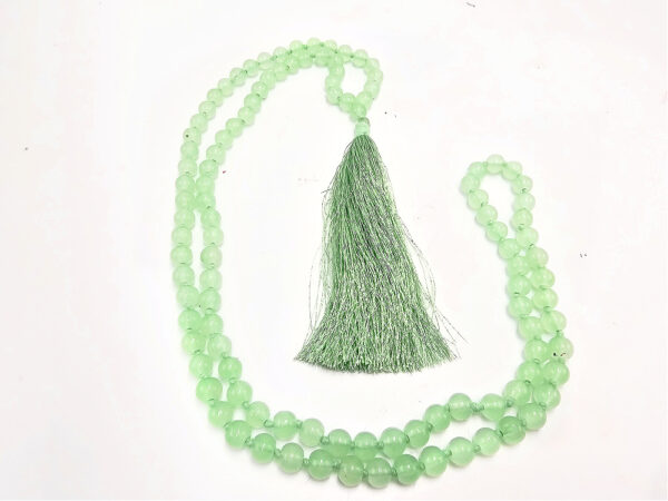 Green Fluorite Mala Necklace