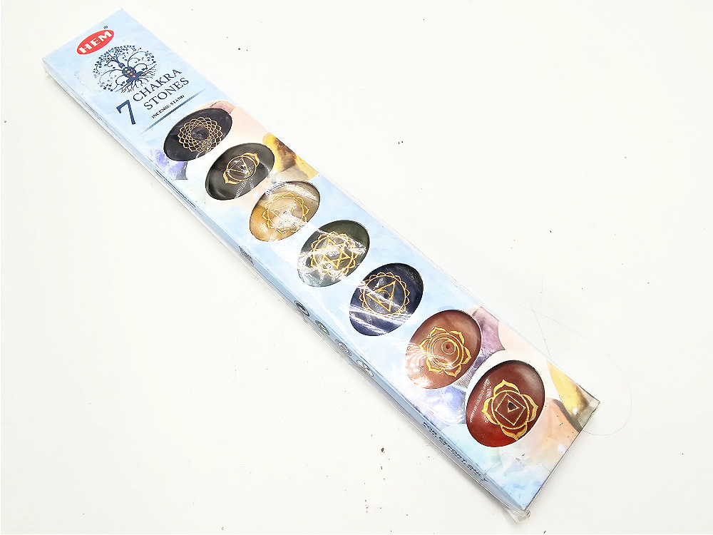 HEM 7 Chakra Stones Incense Stands HEM 7 Chakra Stones Incense Stands