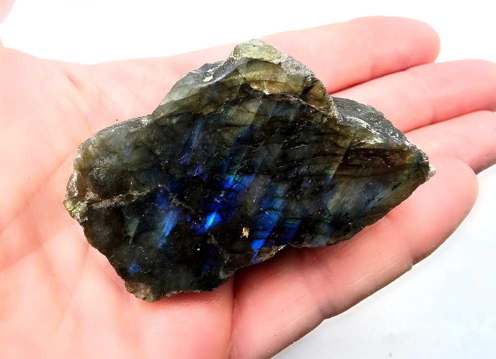 Labradorite Semi Polished D (87g) Labradorite Semi Polished