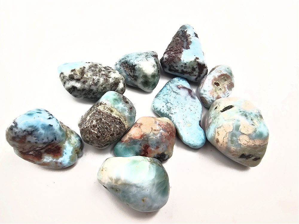 Larimar Tumble Stones Larimar Tumble Stones