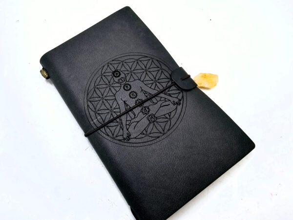 Meditation Chakra Journal Black (20x12cm)
