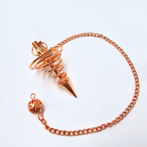 Metal Pendulum Spiral Drop (Copper)