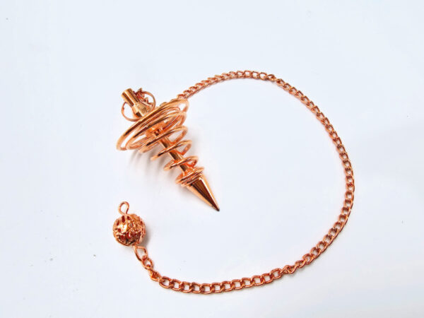 Metal Pendulum Spiral Drop (Copper)